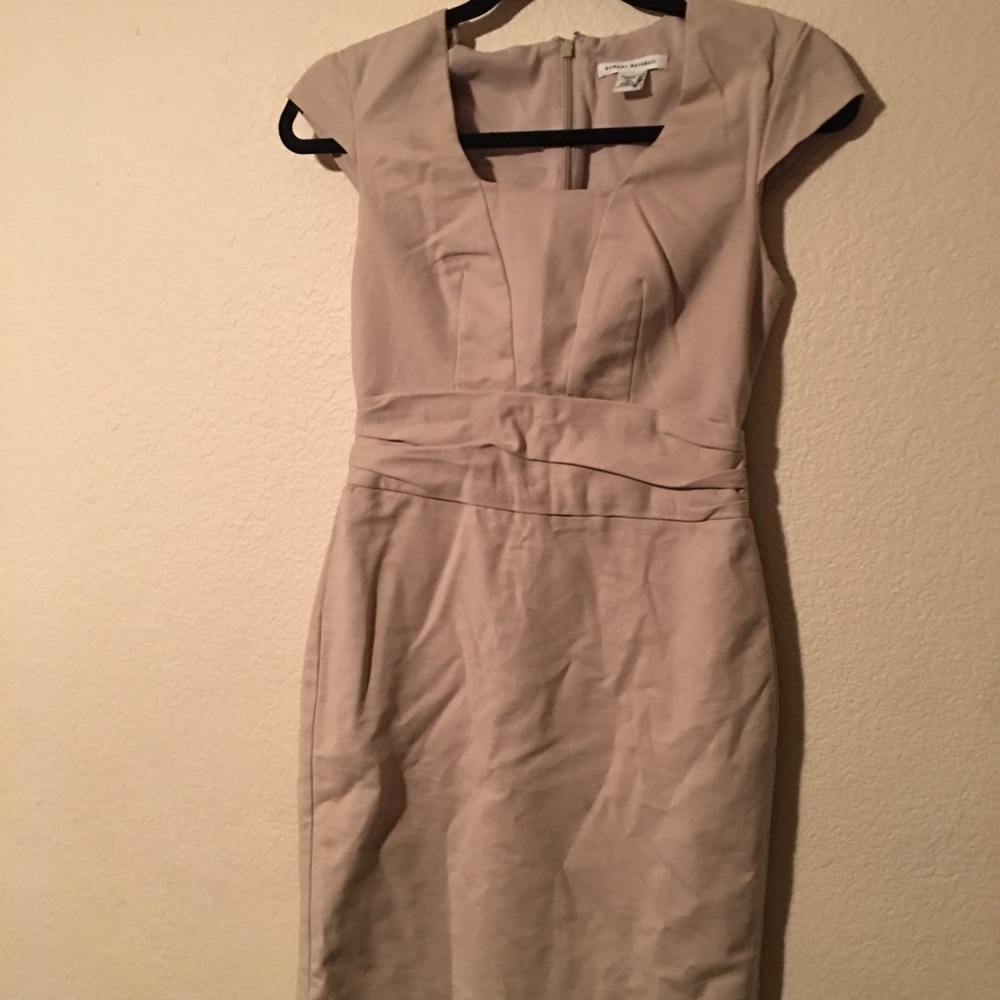 Khaki Banana Republic Dress